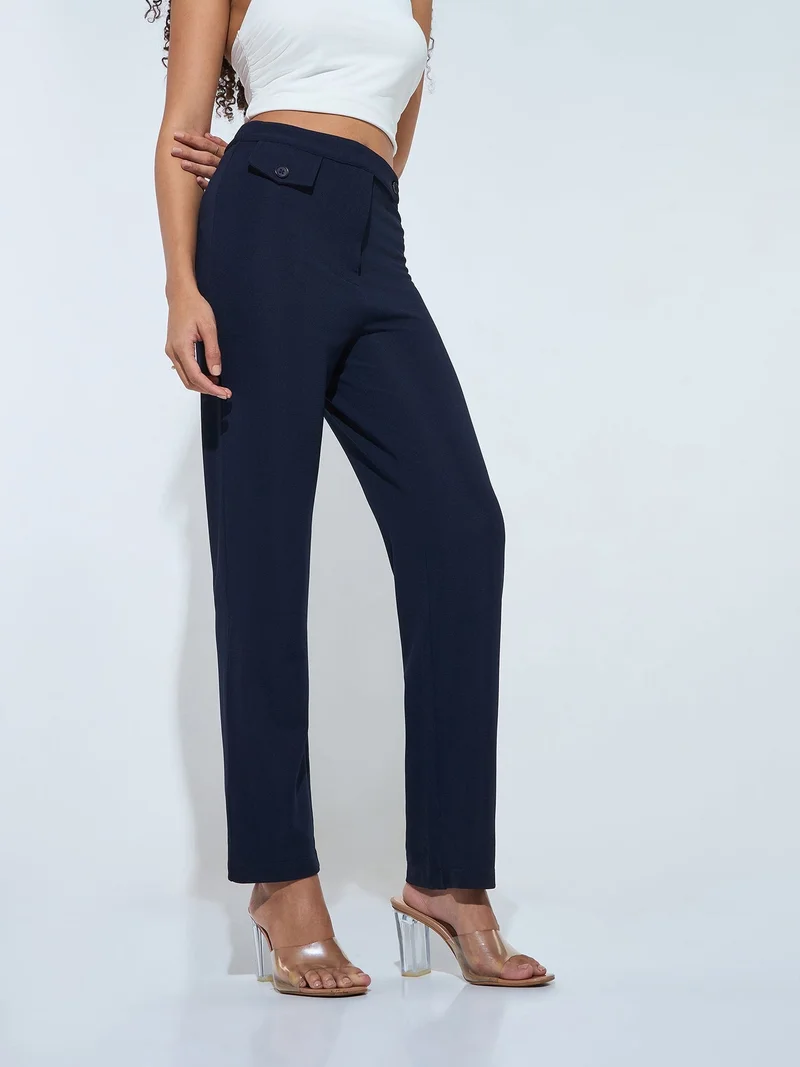 Outzidr Navy Blue Navy Blue Leggings for Women | Best Price UAE